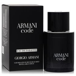 Armani Code For Men By Giorgio Armani Eau De Toilette Spray Refillable 1.7 Oz