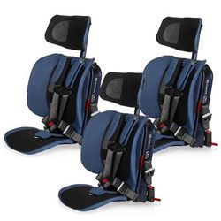 WAYB Pico Forward Facing Travel Car Seat - Midnight (3 Pack)