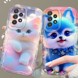 Cat Dog Luxury Beautiful Cute For Samsung A55 A54 A53 A52 A35 A34 A33 A32 A25 A24 A23 A22 A21S A15