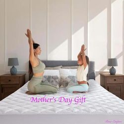 TEMU Day Gift Hotel Quality Quilted Mattress Protector – Mattress Topper - Stretch Skirt Fitted From 30cm-40cm Deep Mattress – Breathable Fitted Mattress Cover - Not Waterproof.