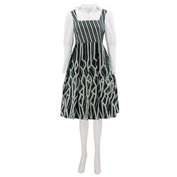 Strega Fata Nessarosa Vestito Costume Costumi a Tema Film e TV for Per donna Adulti Halloween Carnevale martedì grasso Feste Performance Palcoscenico