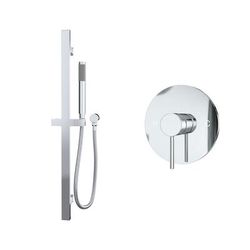 Randolph Morris Tranquil Wand Handheld Pet Shower with Round Valve and Bar RMAS-VR1F-GBSQ-HSW01-EUR02-C