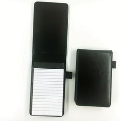 TEMU Vintage-inspired A7 Multifunctional Notepad With Pen Holder - Durable, Portable & Elegant For Work Planning, Study Notes & More - Mixed Colors, Christmas, Smooth Texture