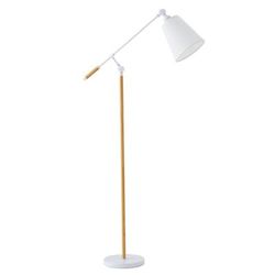 Lampada da soffitto con paralume ovale bianco.