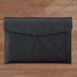 TEMU A4 Pu Material Laptop, Tablet Protection Bag, File, Data, File Storage Bag, Large Capacity Double Waterproof Design