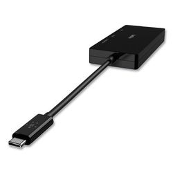 Belkin AVC003BKBL USB-C Video Adapter, Display Port; DVI; HDMI; USB-C; VGA, 4.33" Black