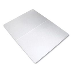 Floortex NCMFLLGC0002 Ecotex Polypropylene Rectangular Foldable Chair Mat for Carpets, 35 x 46, Translucent FLRNCMFLLGC0002