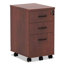Alera VA572816MC Valencia Mobile Box/Box/File Pedestal File, 15.88w x 20.5d x 28.38h, Medium Cherry ALEVA572816MC