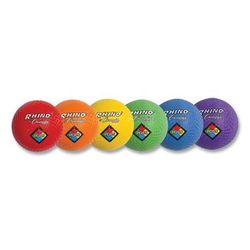Champion PGSET Playground Ball Set, Nylon, Assorted Colors, 6/Set - Set of 6 CSIPGSET