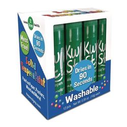 TPG Creations Kwik Stix Single Color Pack, 0.7" x 3.5", Green, 12/Pack, 12 Packs/Carton (TPG6004012)