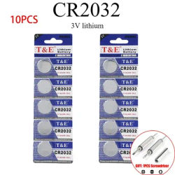 NEW 2-50PCS 3V CR2032 Lithium Button Battery BR2032 ECR2032 LM2032 5004LC Coin Cell Watch Batteries For Toy Clock Remote Control