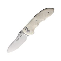 Viper Moon Button Lock Folding Knife 3.5in MagnaCut Steel Satin Blade Ivory G10 Handle V6008GI