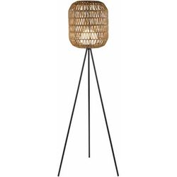 Montargil 63"H x 30"W x 30"D Dark Red/Black/White Outdoor Floor Lamp - Boutique Rugs