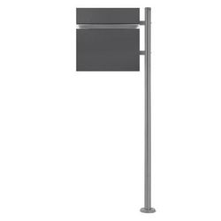 Cassetta postale in piedi con scomparto per giornali