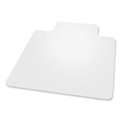 E.S. Robbins 124183 EverLife Chair Mat for Extra High Pile Carpet wih Lip, 45 x 53, Clear