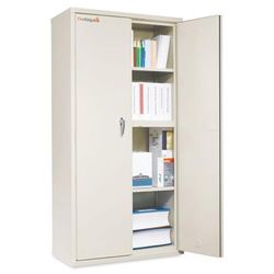 Fireking CF7236D Storage Cabinet, 36w x 19 1/4d x 72h, UL Listed 350°, Parchment FIRCF7236D
