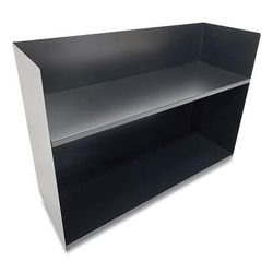 Coin-Tainer HASZ0177 Two-Tier Book Rack, Steel, 29 x 10.25 x 20, Black CTXHASZ0177