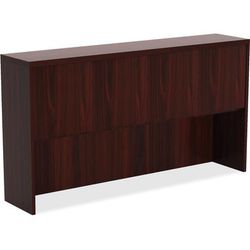 Lorell 34318 Top 1-1/2", Hutch w/Drs, 15" x 72" x 30', Mahogany LLR34318