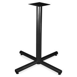Lorell 34420 Bistro-Height X-Base Top, Spread, 36' x 40-3/4", Black LLR34420