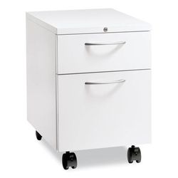 Hon 15923ALPJW Flagship Mobile Pedestal, Left/Right, 2 Drawer: Box/File, Letter, White, 15 x 22.88 x 22 HON15923ALPJW