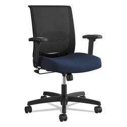 Hon CMZ1ACU98 Convergence Mid-Back Task Chair with Swivel-Tilt Control, Supports up to 275 lbs, Navy Seat, Black Back, Black Base HONCMZ1ACU98