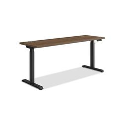Hon HAT2SPNB2270 Coordinate Height Adjustable Desk Bundle 2-Stage, 70" x 22" x 27.75" to 47", Pinnacle/Black HONHAT2SPNB2270
