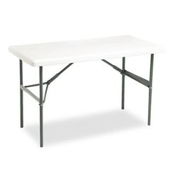 Iceberg 65203 IndestrucTables Too 1200 Series Folding Table, 48w x 24d x 29h, Platinum