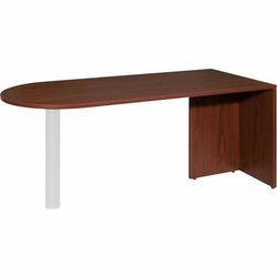 Lorell 69380 Peninsula, Box 1/2, 66"x30"x29-1/2",Mahogany LLR69380