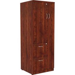 Lorell 69896 Tall Cherry Cabinet, 23-3/5" x 23-3/5" x 65-3/5", Cherry LLR69896