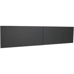 Lorell 79174 Stack-On Hutch Door Kit, f/ 72", Charcoal LLR79174
