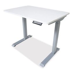 Victor DC830W Electric Height Adjustable Standing Desk, 36 x 23.6 x 38.7 to 48.4, White VCTDC830W