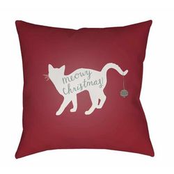 Batitang 20" Square Modern Pillow plush White Tonal/Garnet/Natural/Neutral/Rouge/Light Silver/Mocha/Brick Red/Dark Brown/Light Brown Outdoor Throw Pillow - Boutique Rugs