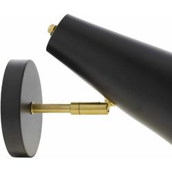 Verbicaro 11"L x 5"W x 12"H Traditional Black/White Wall Sconce - Boutique Rugs