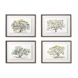 Set of 4 Spanish Moss Giclee Prints - Frontgate