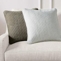 Archer Pillow Cover - Silver - Frontgate