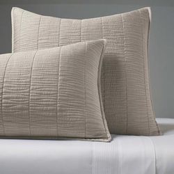 Cleo Modal Quilted Bedding Collection - Juniper, Juniper Pillow Shams, Euro Juniper Pillow Sham - Frontgate