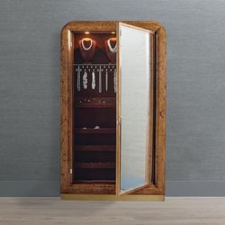 Brando Jewelry Storage Mirror with Lock - Frontgate