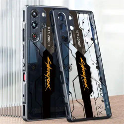 [Ready Stock]For ZTE Nubia Red Magic 10 Air 10S Pro Plus 9 9S 8 8S Pro Plus Shock Fall Prevention Transparent Case Pattern No.5