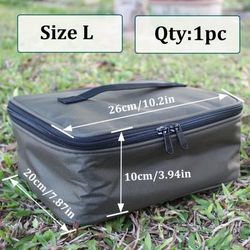 TEMU 1pc Carp Fishing Bag, Terminal Tackle Storage Bag For Carp Rigs Accessories Tools Organizer Bag, Outdoor Easy Carry Bag Case