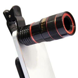 Lens Universal Clip 8x Zoom Phone Camera Telephoto Lens Monocular Telescope Phone Universal Optical