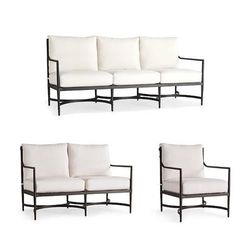 Angelina Seating Replacement Cushions - Sofa, Standard, Cobalt - Frontgate