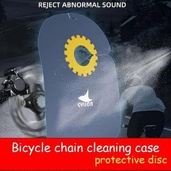 TEMU Pvc Oil Storage Kit For Motorcycle & Bicycle Chains - Cleaning Baffle Set, Protects Discs, Ideal For Vehicles
