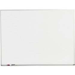 Sparco Melamine Dry-Erase Whiteboard, 48" X 36", Aluminum Frame With Silver Finish