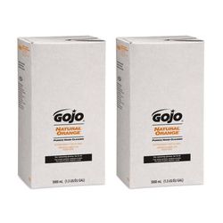 Gojo Natural Orange Pumice Lotion Hand Soap Cleaner, Citrus Scent, 169.07 Oz Bottle