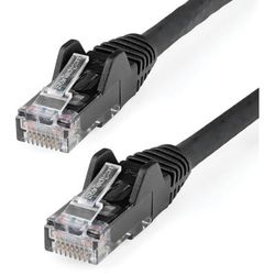 Startech.com 25 Ft (7.6M) Cat6 Ethernet Cable, Lszh (Low Smoke Zero Halogen) 10 Gbe Snagless 100W Poe Utp Rj45 Black Network Patch Cord Etl