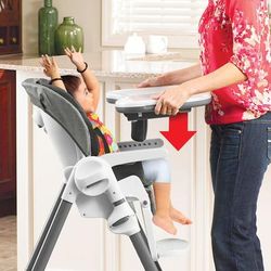 Chicco Polly High Chair - Rainfall