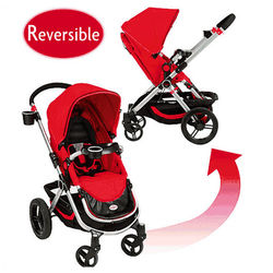 Contours Options 4-Wheel Stroller Red