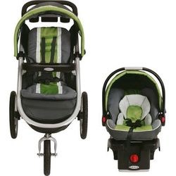 Graco FastAction Fold Jogger Click Connect Travel System - Piazza