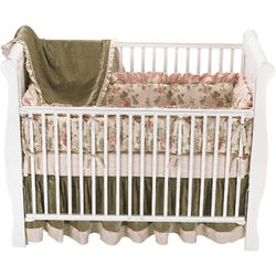 Wendy Bellissimo Vintage Teaberry 4 Piece Crib Set