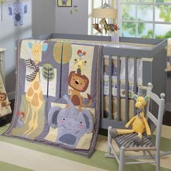 Lambs & Ivy Cornelius 4 Piece Crib Bedding Set
